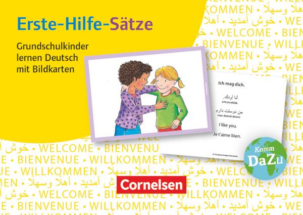 Deutsch lernen mit Fotokarten - Grundschule. Erste-Hilfe-Sätze