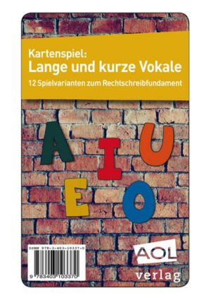 Kartenspiel: Lange und kurze Vokale