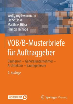 VOB/B-Musterbriefe für Auftraggeber