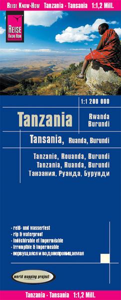 Reise Know-How Landkarte Tansania