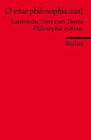 O vitae philosophia dux!