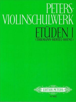 Peters-Violinschulwerk: Etüden