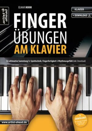 Fingerübungen am Klavier