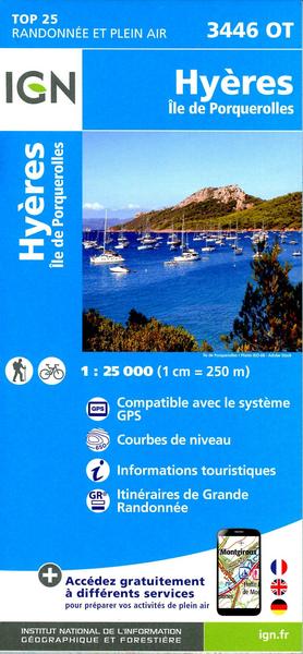 Hyeres Ile de Porquerolles 1:25 000