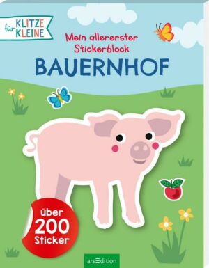 Für Klitzekleine: Mein allererster Stickerblock Bauernhof