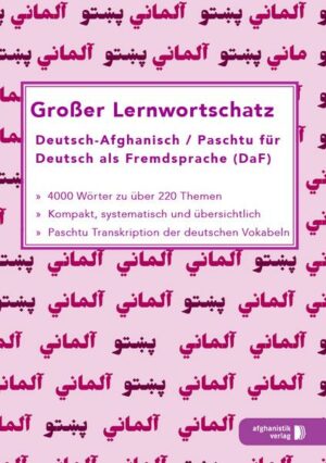 Großer Lernwortschatz Dt.- Afghanisch / Paschtu