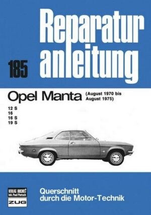 Opel Manta 08/70 bis 08/75