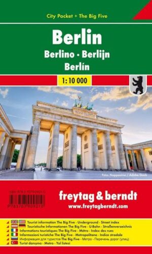 Berlin 1 : 10 000 City Pocket + The Big Five