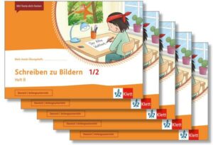 Mein Anoki-Übungsheft. Schreiben zu Bildern 1/2. Heft B. Übungsheft im 5er-Paket Klasse1/2