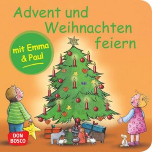 Advent und Weihnachten feiern mit Emma und Paul. Mini-Bilderbuch