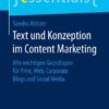Text und Konzeption im Content Marketing