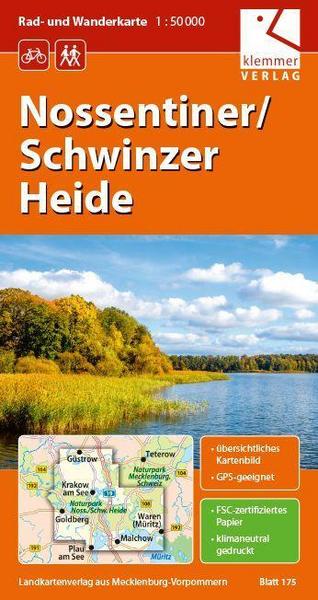 Rad- und Wanderkarte Nossentiner/Schwinzer Heide 1:50.000