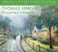 Thomas Kinkade Special Collector's Edition 2023 Deluxe Wall Calendar with Print: Hometown Memories