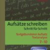 Textgebundener Aufsatz - Textanalyse