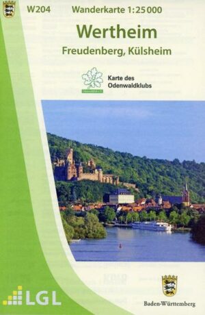 Wanderkarte 1:25 000 Wertheim
