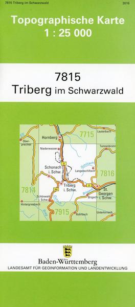 Triberg im Schwarzwald 1 : 25 000