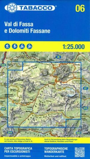 Val di Fassa e Dolomiti Fassane 1:25. 000