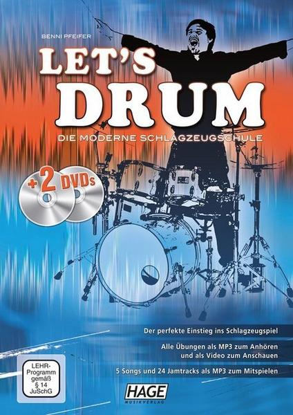 Let's Drum + 2 DVDs