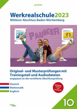 Abschluss 2023 - Werkrealschulprüfung Baden-Württemberg - Aufgabenband