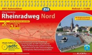ADFC-Radreiseführer Rheinradweg Nord 1:75.000 praktische Spiralbindung