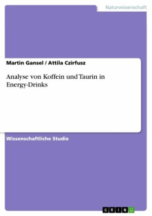Analyse von Koffein und Taurin in Energy-Drinks