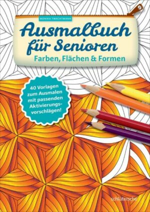Ausmalbuch für Senioren. Farben