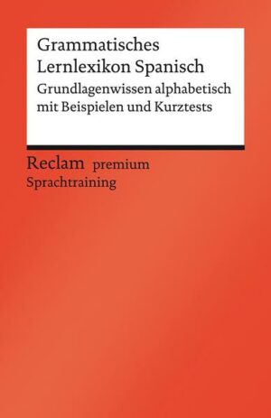 Grammatisches Lernlexikon Spanisch