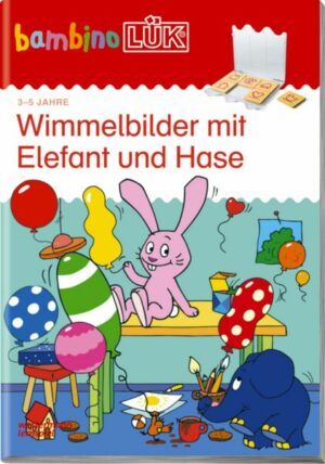 BambinoLÜK. Wimmelbilder mit Elefant und Hase