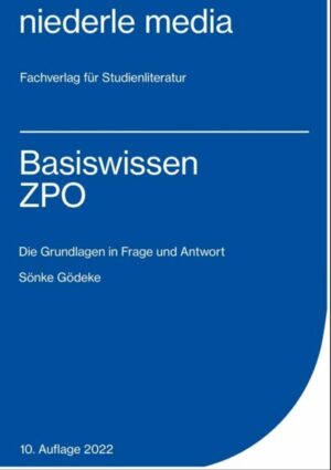 Basiswissen ZPO - 2022