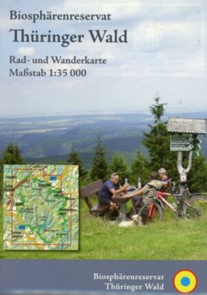 Biosphärenreservat Thüringer Wald 1:35 000 Rad- und Wanderkarte