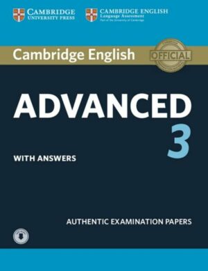 Cambridge English Advanced 3. Student's Book with answers and downloadable audio