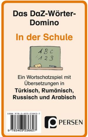 Das DaZ-Wörter-Domino: In der Schule