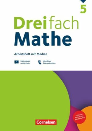 Dreifach Mathe 5. Schuljahr - Zu allen Ausgaben - Arbeitsheft mit Medien und Lösungen