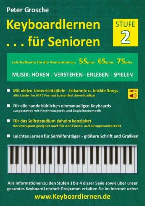 Keyboardlernen für Senioren (Stufe 2)