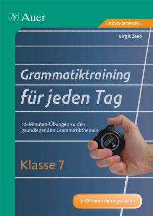 Grammatiktraining für jeden Tag Klasse 7