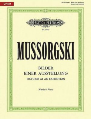 Pictures at an Exhibition for Piano Solo: Urtext