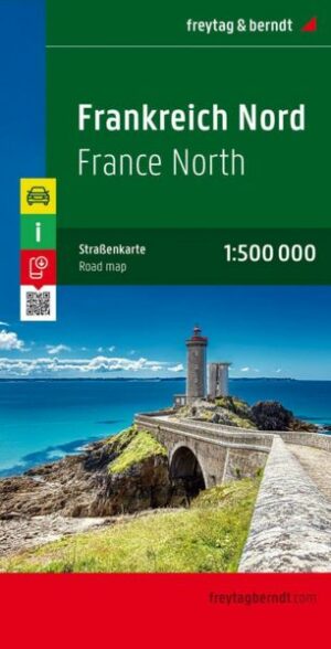 Frankreich Nord / France Nord 1 : 500 000. Autokarte