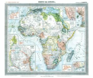 Historische Karte: Afrika