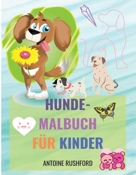 Hunde-Malbuch für Kinder