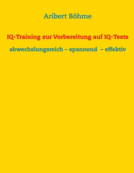 IQ-Training zur Vorbereitung auf IQ-Tests
