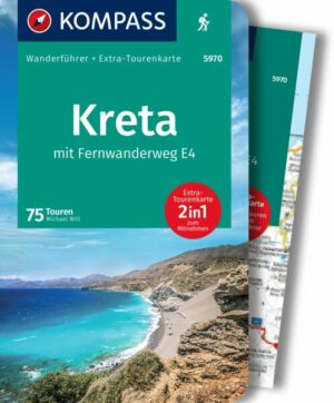 KOMPASS Wanderführer Kreta mit Weitwanderweg E4