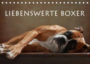 Liebenswerte Boxer (Tischkalender 2023 DIN A5 quer)