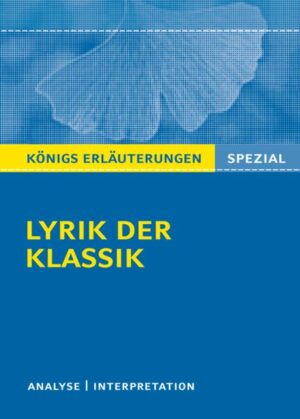Lyrik der Klassik.