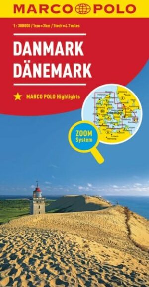 MARCO POLO Länderkarte Dänemark 1:300.000