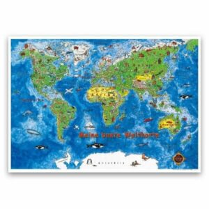 Meine bunte Weltkarte