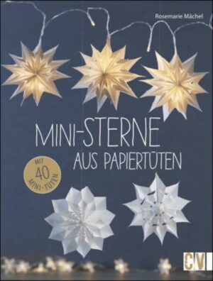 Mini-Sterne aus Papiertüten