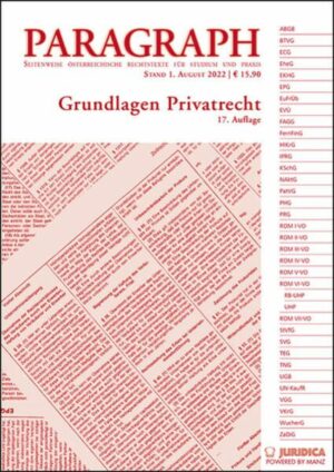 Paragraph - Grundlagen Privatrecht