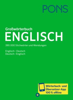 PONS Großwörterbuch Englisch