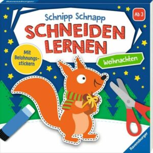 Ravensburger Schnipp-Schnapp Schneiden lernen Weihnachten - Schneiden und Kleben