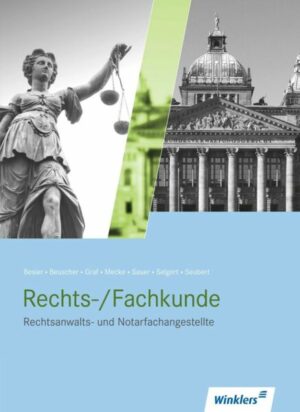 Rechtsanwalts- und Notarfachangestellte. Rechts-/Fachkunde: Schülerband